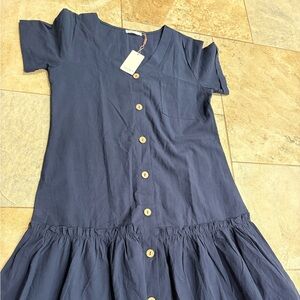 Hotouch Navy Blue Blouse